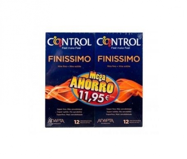 CONTROL FINISSIMO 2X12 PRESERVATIVOS